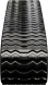 16" tnt heavy duty sawtooth pattern rubber track (400x86bx53)