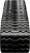 gehl rt165 set of 2 16" heavy duty z tread rubber tracks (400x86bx49)