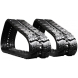 bobcat t66 set of 2 16" heavy duty z tread rubber tracks (400x86bx50)