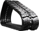 bobcat t66 set of 2 16" heavy duty z tread rubber tracks (400x86bx50)