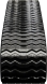 bobcat t650 set of 2 18" heavy duty sawtooth tread rubber tracks (450x86bx52)