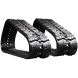 cat 289d set of 2 18" heavy duty z tread rubber tracks (450x86x56)