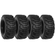 set of 4 10x16.5 galaxy 10-ply beefy baby iii r-4 skid steer tires