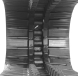 hitachi ex135ur set of 2 20" heavy duty dr tread rubber tracks (500x92x84)