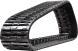 cat 257b3 set of 2 15" heavy duty multi-bar tread rubber tracks (381x100.5x42)