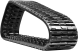 cat 287 set of 2 18" heavy duty multi-bar tread rubber tracks (457x101.6x50)