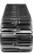 cat 287c set of 2 18" heavy duty multi-bar tread rubber tracks (457x101.6x51)