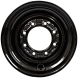 new holland lx665 set of 4 titan wheels 16.5x8.25 - 4 3/8" offset 8x8 black for 10-16.5 tires