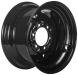 mustang 345 set of 4 titan skid steer wheels 16.5x8.25 6 bolt for 10-16.5 tires