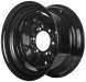 thomas t137 set of 4 titan skid steer wheels 16.5x8.25 6 bolt for 10-16.5 tires