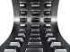 set of 2 18" heavy duty multi-bar pattern rubber track (457x101.6x51) steel cord track c series