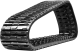 set of 2 18" heavy duty multi-bar pattern rubber track (457x101.6x55) asv positrac 2800, 4810, hd4500, md70 steel cord track