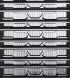 set of 2 18" heavy duty multi-bar pattern rubber track (457x101.6x55) asv positrac 2800, 4810, hd4500, md70 steel cord track