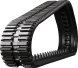 set of 2 13" heavy duty multi-bar pattern rubber track (320x86x54)