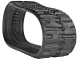 set of 2 13" camso extreme duty hxd pattern rubber tracks (320x86x56)