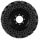 set of 4 30x10-16 (10x16.5) heavy duty solid dura-flex skid steer tires with 8x8 rim