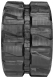 set of 2 16" heavy duty rubber track (400x72.5wx82)