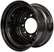 set of 4 titan wheels 16.5x8.25 - 7 1/2" offset 8x8 bolt black