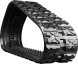 set of 2 18" bridgestone extreme duty polar tread pattern rubber track (450x86bx58)