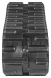 set of 2 18" standard duty c pattern rubber track (450x100x50)