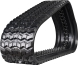 set of 2 18" camso heavy duty sawtooth pattern rubber track (450x86bx58)