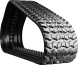 set of 2 16" camso heavy duty sawtooth pattern rubber track (400x86bx50)