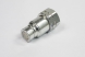 coupler, male flat face 5/8" oring