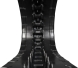 bobcat t180 set of 2 13" bridgestone extreme duty block tread rubber tracks (320x86bx49)