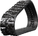 bobcat t62 set of 2 13" bridgestone extreme duty polar tread tread rubber tracks (320x86bx50)