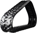 bobcat 864 set of 2 13" bridgestone extreme duty vortech tread rubber tracks (320x86x52)