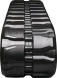 new holland c175 set of 2 16" bridgestone extreme duty block tread rubber tracks (400x86bx50)