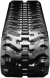 cat 279d set of 2 18" bridgestone extreme duty vortech tread rubber tracks (450x86bx56)