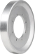 cat 257b3 14" front track idler bolt-on wheel