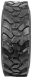 set of 4 10x16.5 skid dawg 10-ply skid steer heavy duty tires