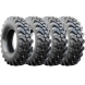 jcb 508-40 set of 4 15.5x25 galaxy 12-ply giraffe xlw telehandler extreme duty tires