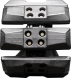 ihi is55g-3 set of 2 16" extreme duty hybrid tracks with rubber track pads (400x72.5nx74)