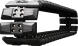 ihi is55g-3 set of 2 16" extreme duty hybrid tracks with rubber track pads (400x72.5nx74)