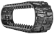 takeuchi tb08 set of 2 7" camso heavy duty block tread rubber tracks (180x72x39)