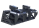 mini skid steer rock grapple bucket | blue diamond