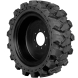 set of 4 12x16.5 workboss non-directional extreme duty solid rubber tires