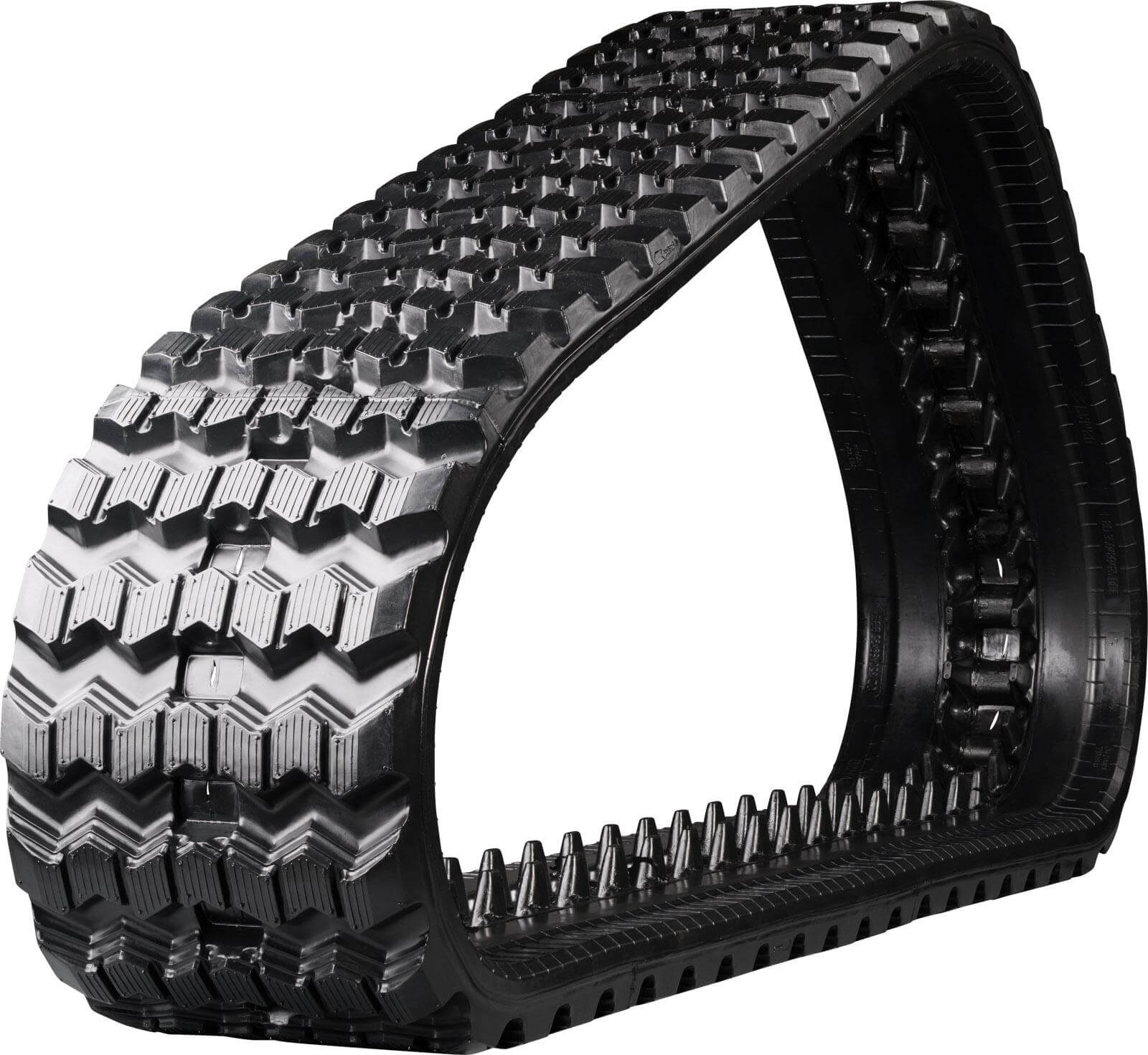 bobcat t180 set of 2 13" camso heavy duty sawtooth tread rubber tracks (320x86bx49)