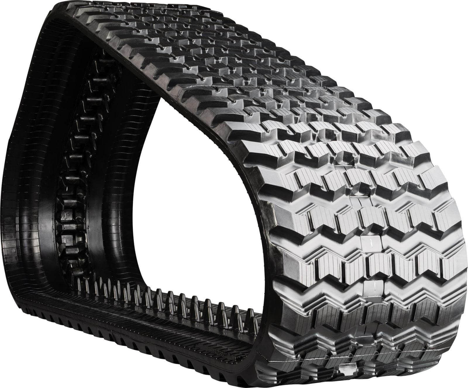 bobcat t180 set of 2 16" camso heavy duty sawtooth tread rubber tracks (400x86bx49)