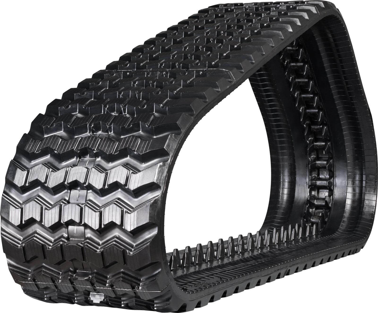 cat 239d3 set of 2 16" camso heavy duty sawtooth tread rubber tracks (400x86bx49)