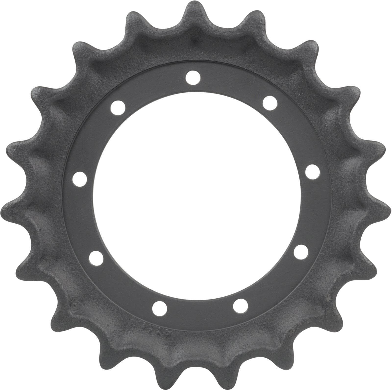 takeuchi tb53fr track sprocket 19 teeth - 9 bolt hole