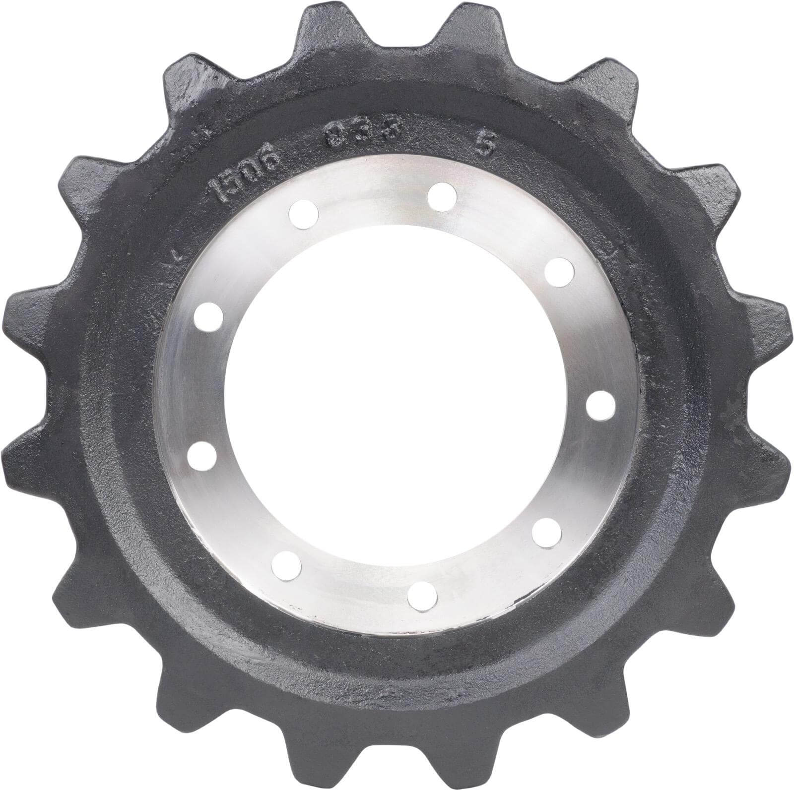 gehl ctl60 track sprocket 16 teeth - 9  bolt hole