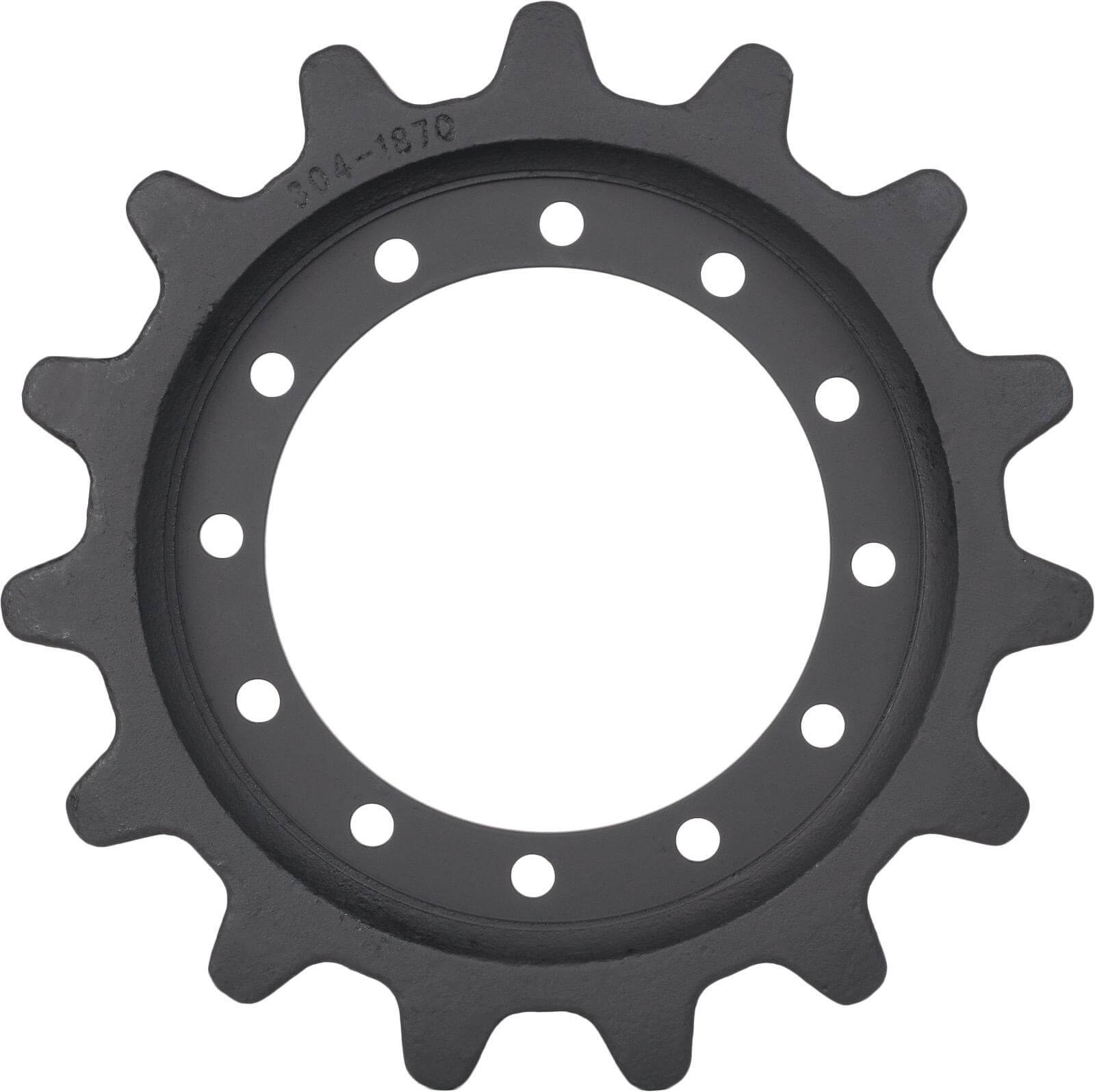 cat 249d track sprocket 15 teeth - 12 bolt hole