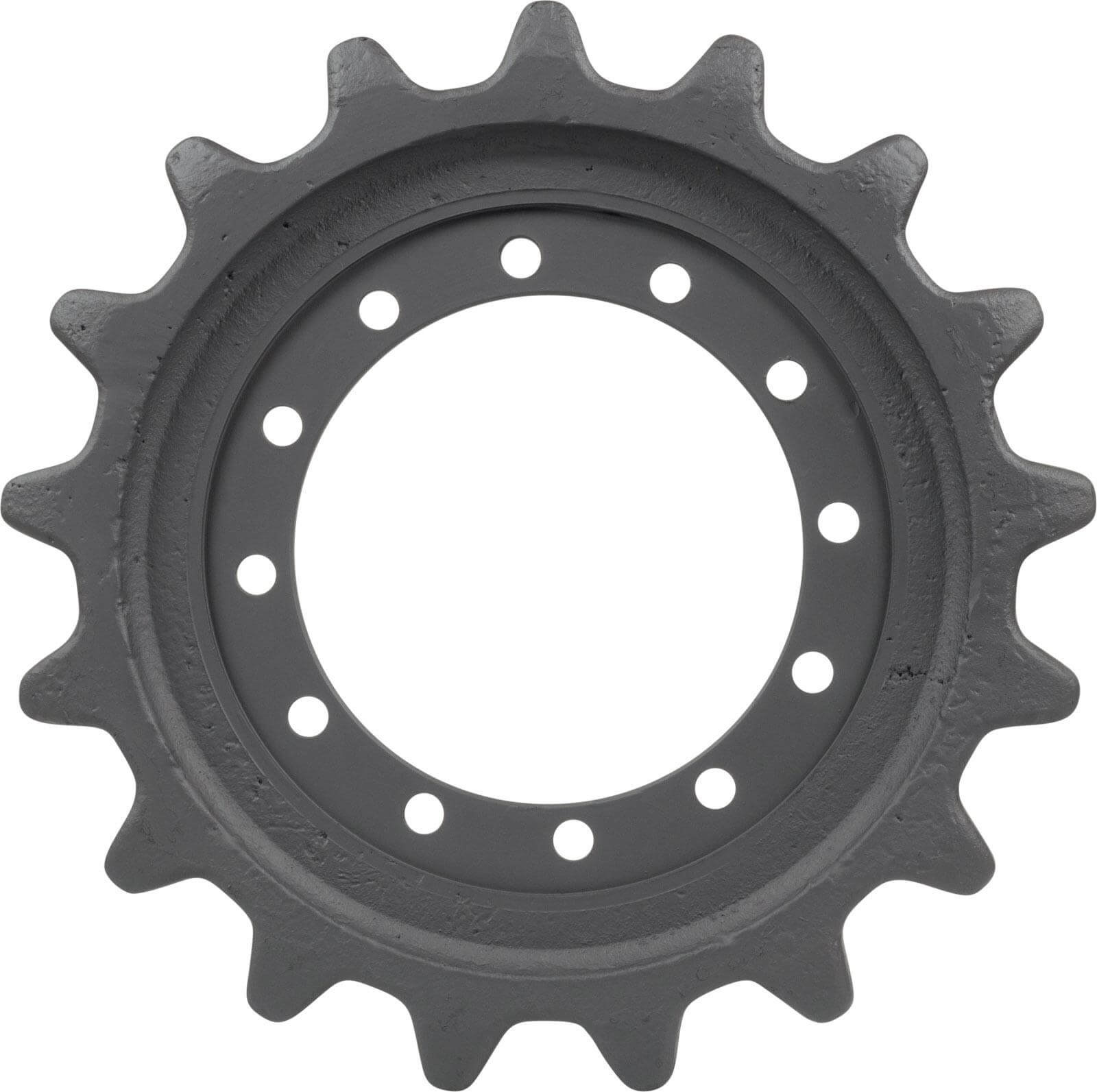 cat 289c track sprocket 17 teeth - 12 bolt hole