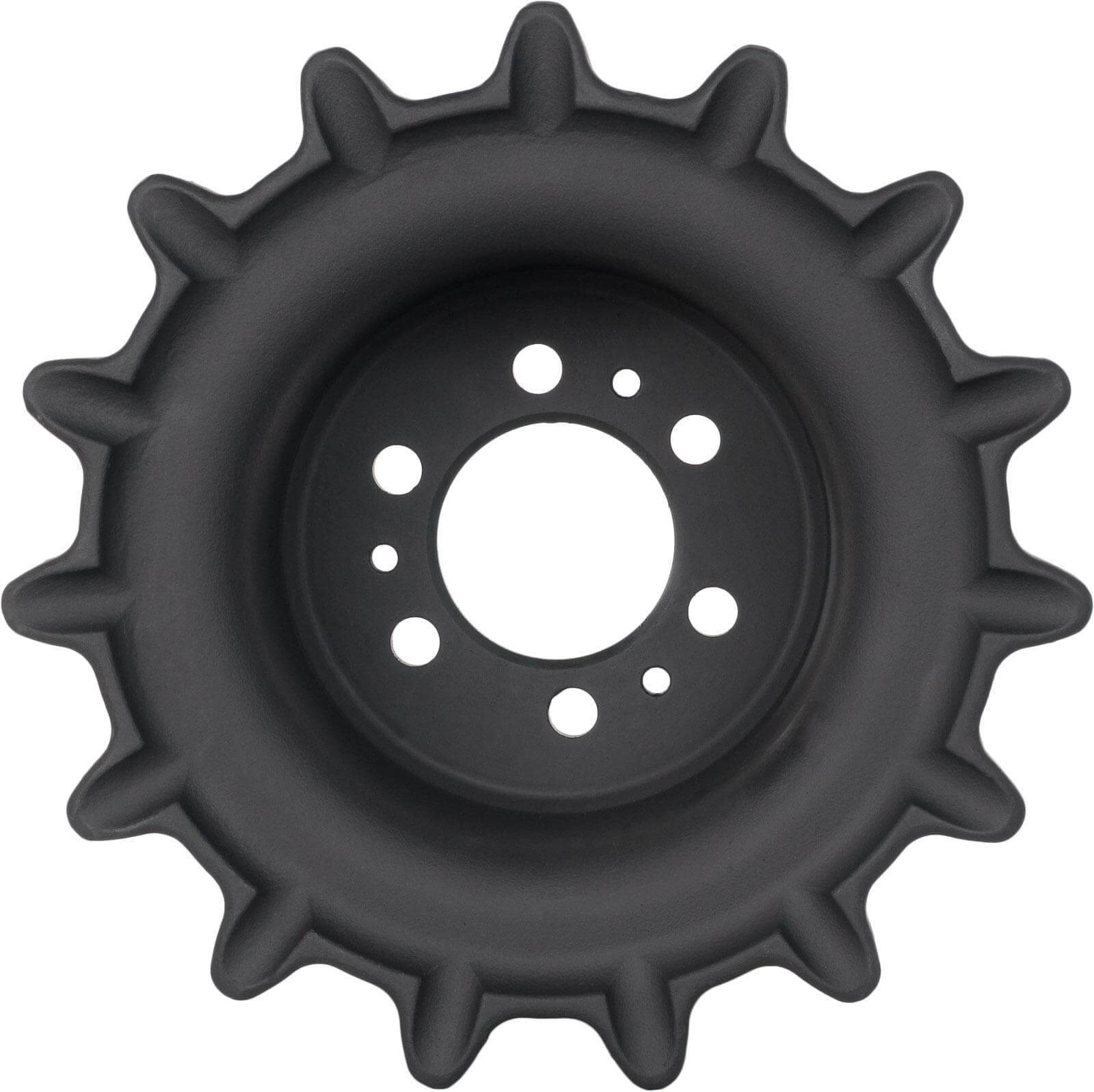 bobcat t180 track sprocket 15 teeth - 6 bolt hole (old drive motor 4.77 dish 6 hole 15 tooth 27mm flange)