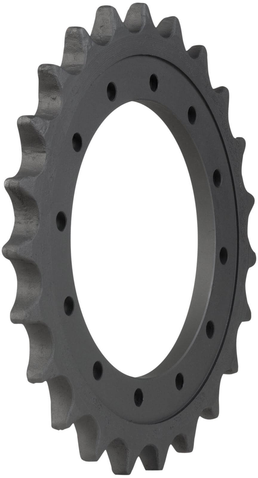 bobcat 329 track sprocket 21 teeth 12 bolt hole