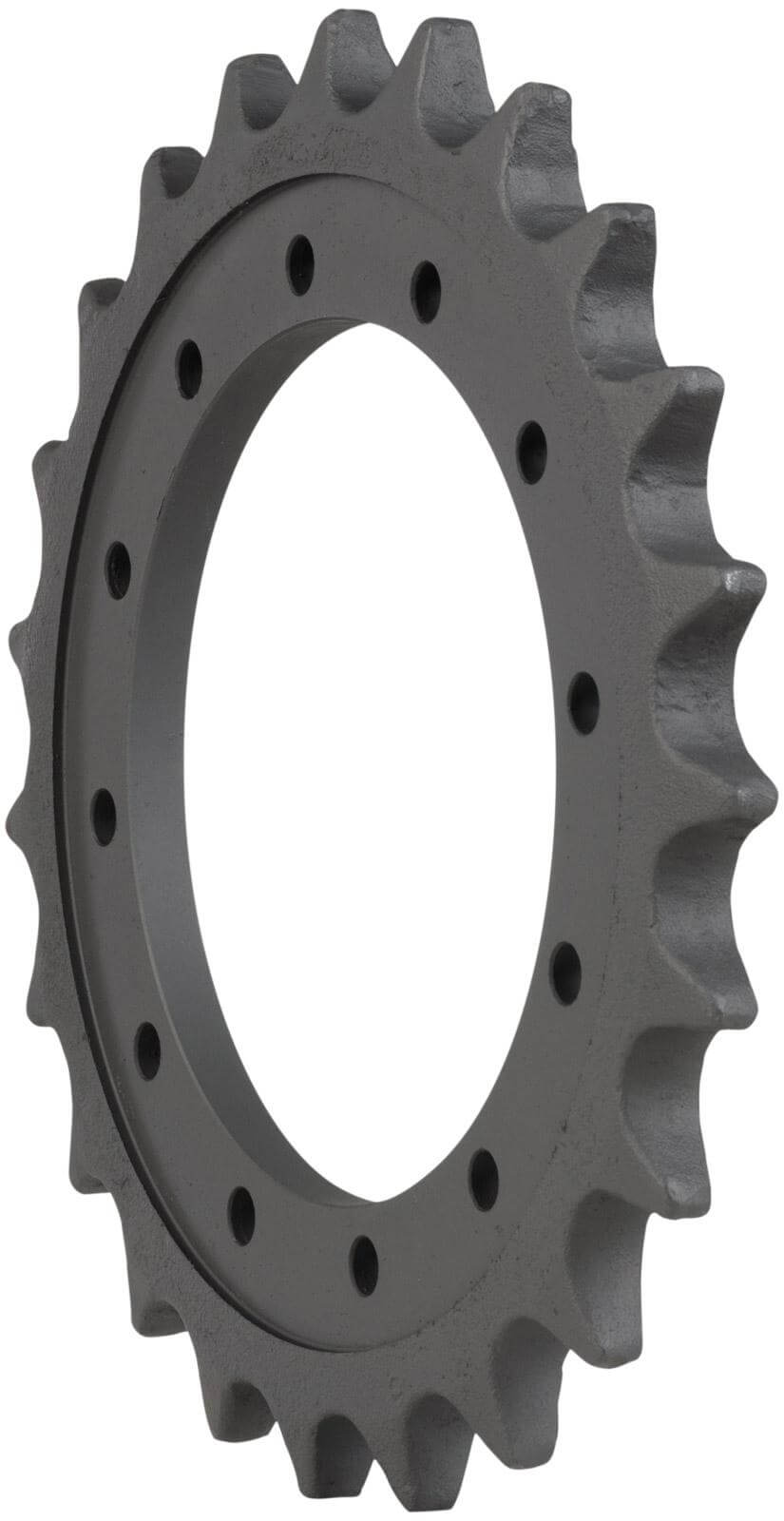 bobcat x325g track sprocket 21 teeth 12 bolt hole